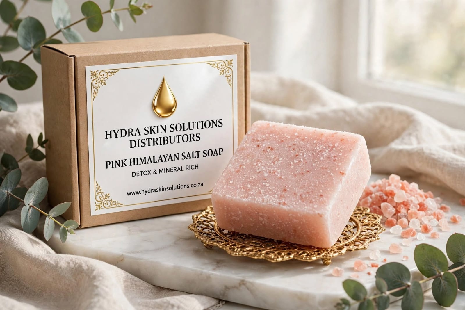 Pink Himalayan Salt Soap – Detox, Exfoliate & Recharge