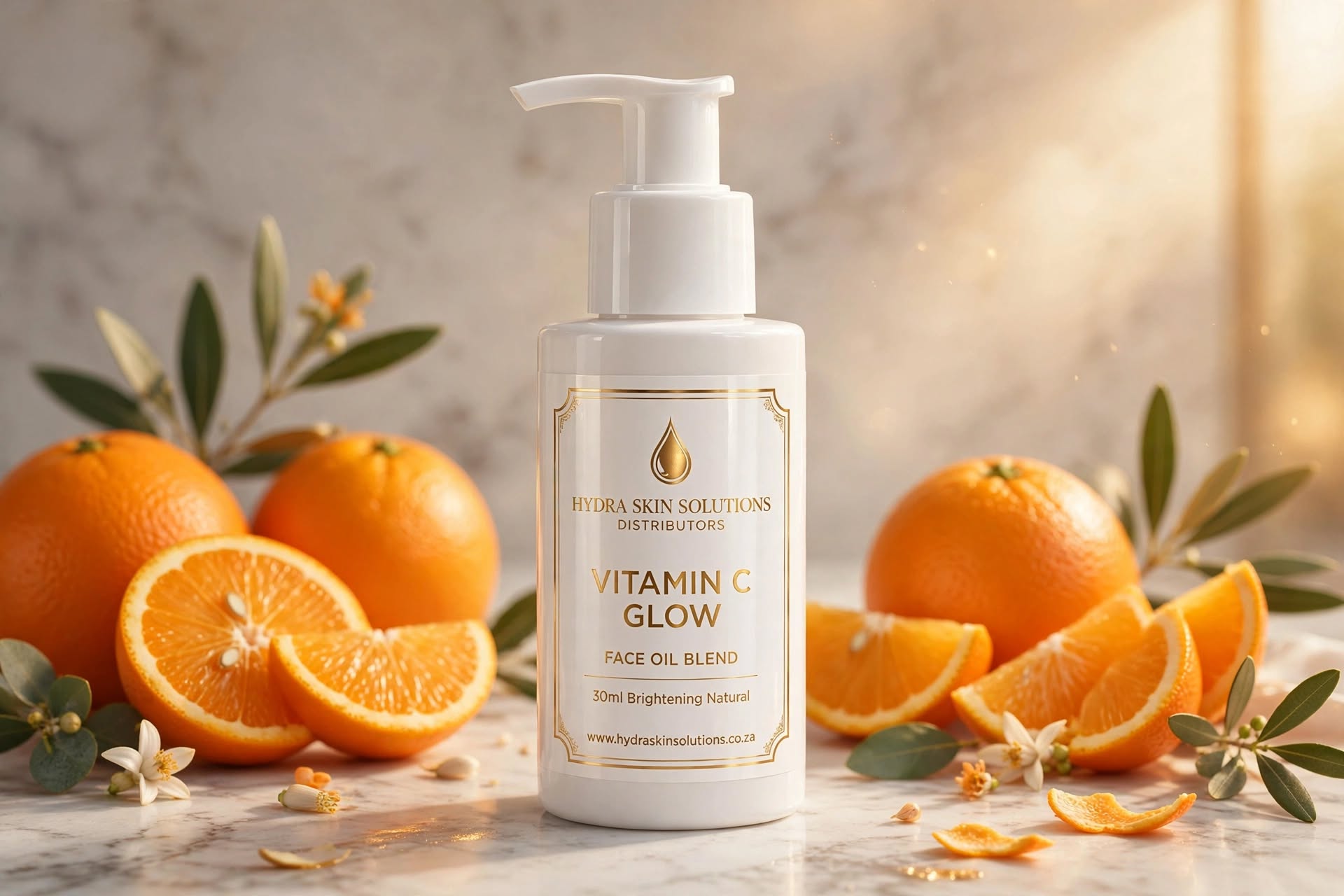 Vitamin C Glow Face Oil Blend 30ml Brightening Airless